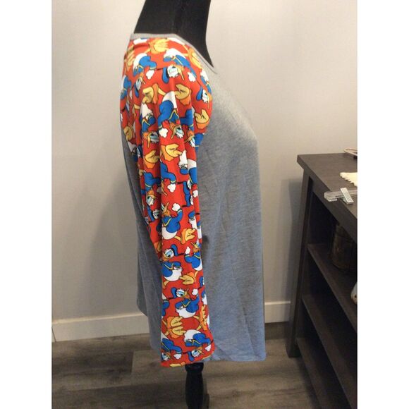 New NWt Disney Donald Duck Plus size 3X LuLaRoe Randy Jersey Tee - Picture 3 of 6